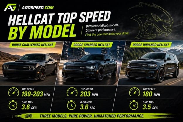 Hellcat Top Speed by Model